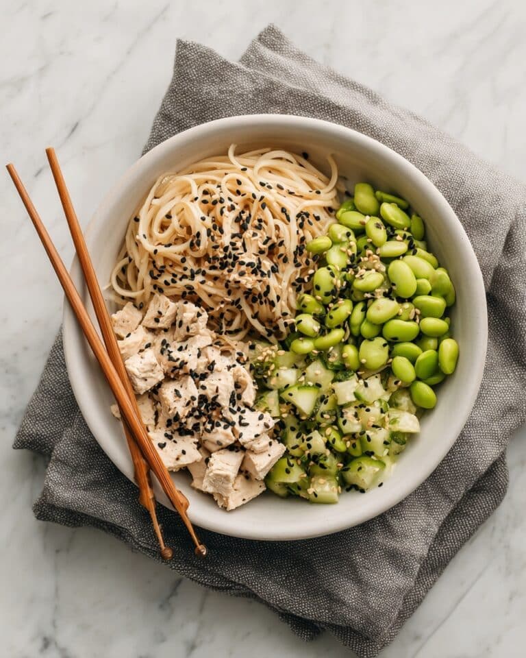 15 Minute Sesame Noodle Bowls Recipe