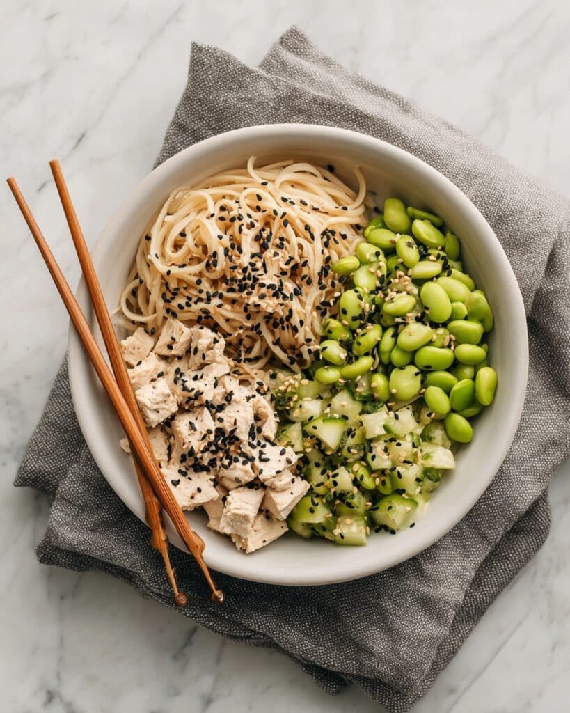 15 Minute Sesame Noodle Bowls Recipe