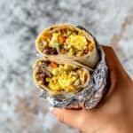 Sheet Pan Breakfast Burritos with Creamy Chipotle Sauce Recipe