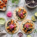Sweet Potato & Avocado Yogurt Tacos Recipe