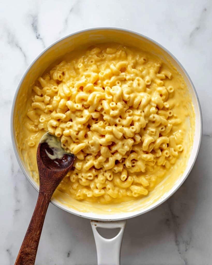 Homemade Cheesy Baked Mac and Cheese with Crispy Breadcrumb Topping Recipe