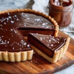 Silky Salted Dark Chocolate Tart Recipe