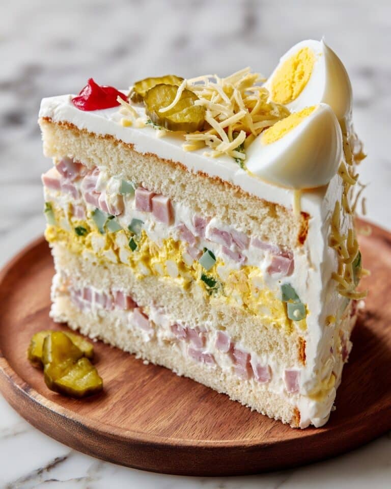 Savory Sandwich Cake Recipe
