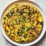 Vegetable Frittata with Smoked Salmon Recipe
