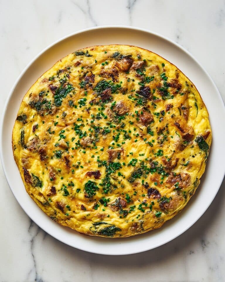 Vegetable Frittata with Smoked Salmon Recipe