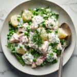 Salmon and Potato Salad with Horseradish Dressing Recipe