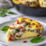 Easy Frittata Recipe with Goat Cheese and Sun-Dried Tomatoes Recipe