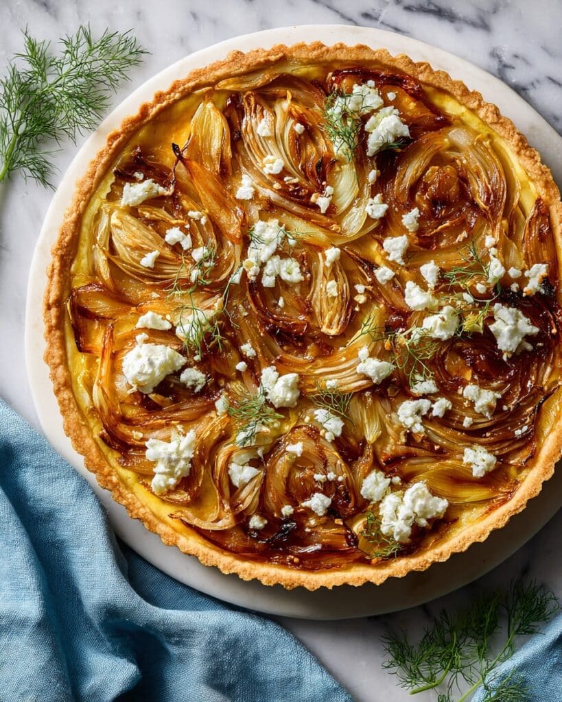 Fennel & Feta Tarte Tatin Recipe
