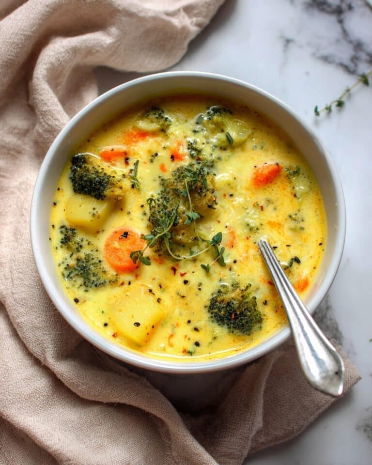 Broccoli Potato Cheese Soup Recipe
