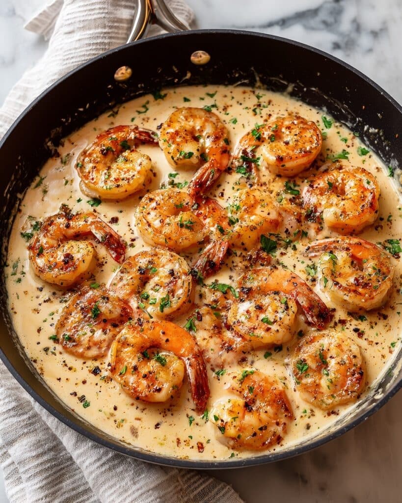 Creamy Garlic Shrimp Recipe