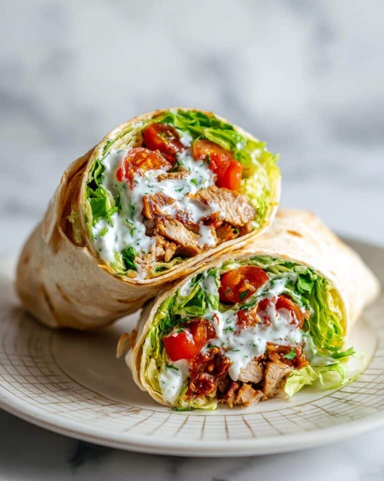 Crispy Chicken Ranch Wraps Recipe