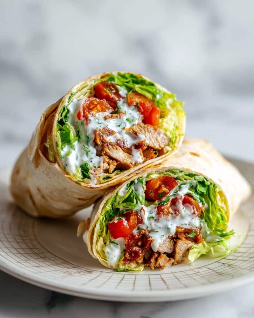 Crispy Chicken Ranch Wraps Recipe