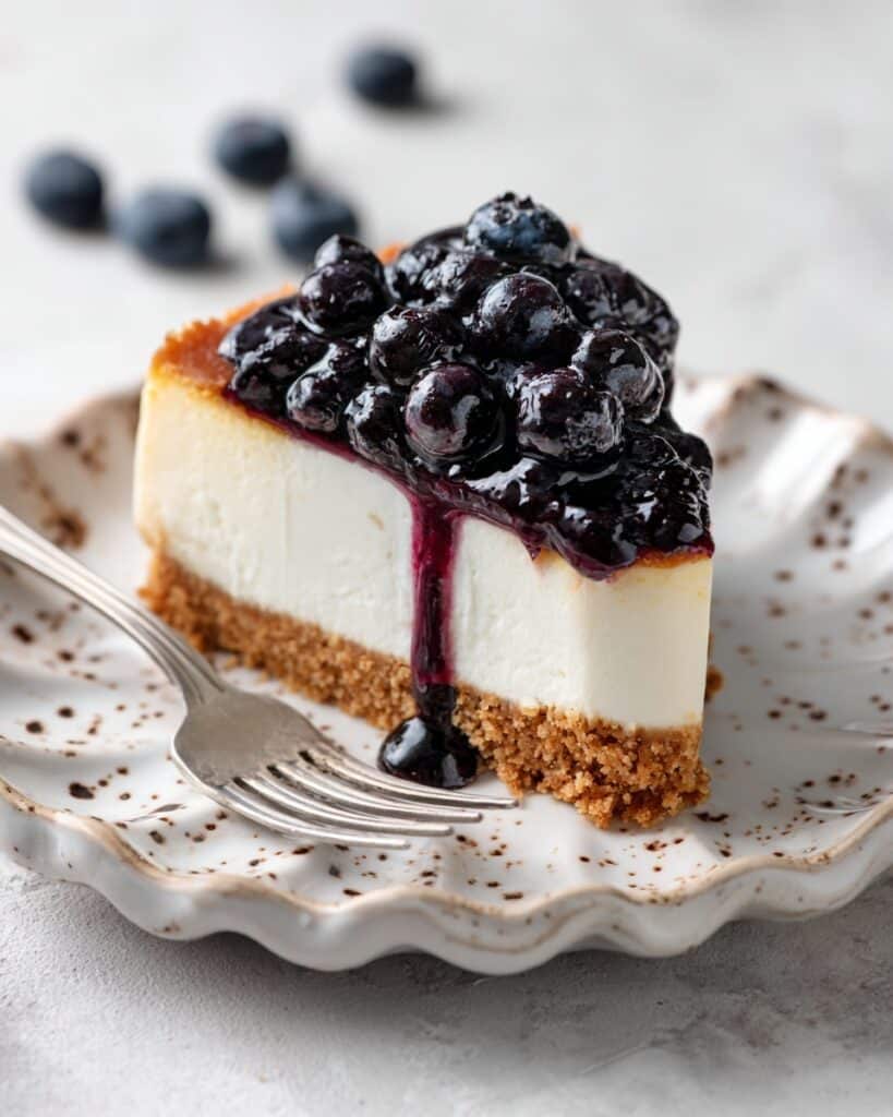 The Best Blueberry Crumble Cheesecake Recipe