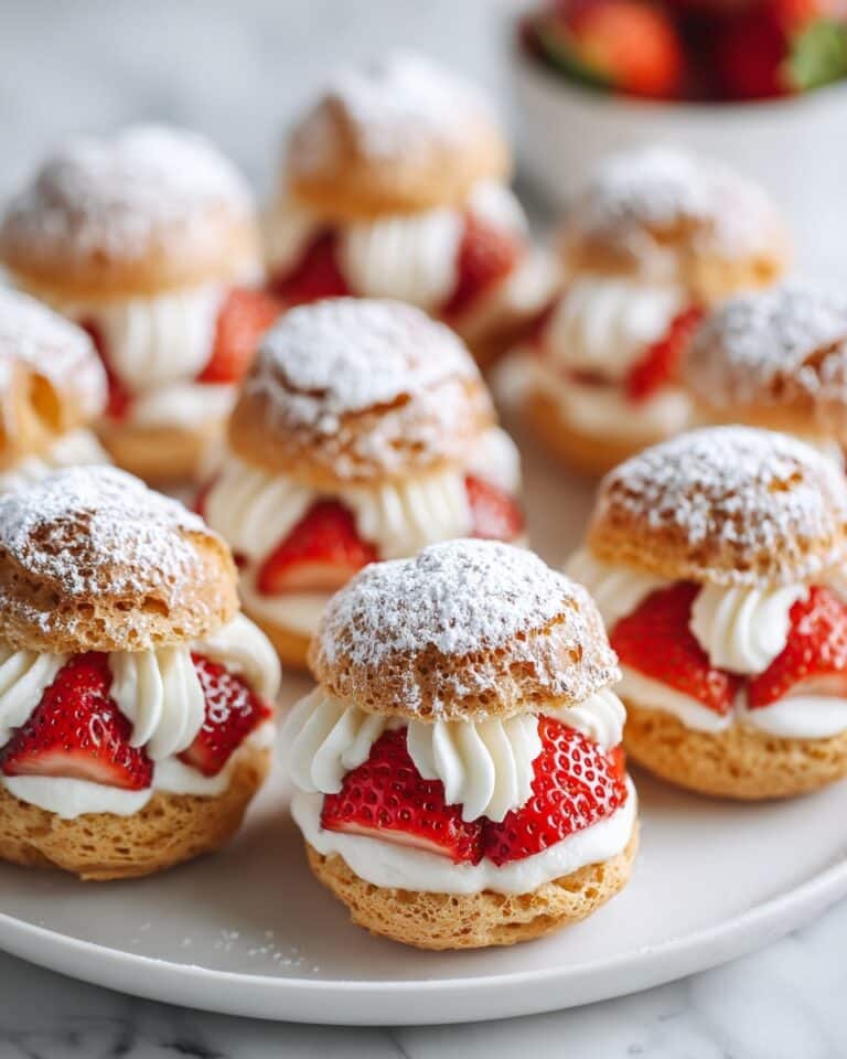 Strawberry Cream Puffs Recipe