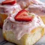 Strawberry Cheesecake Cinnamon Rolls Recipe