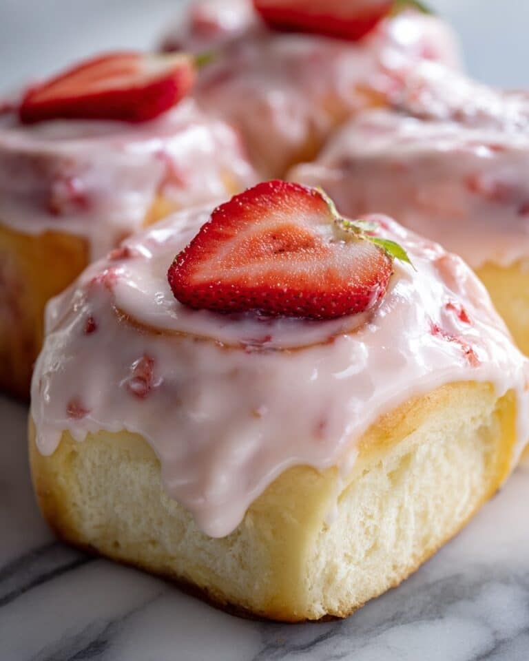 Strawberry Cheesecake Cinnamon Rolls Recipe