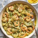 Shrimp Scampi with Artichokes Recipe