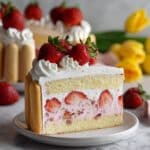 Classic Strawberry Charlotte Cake Recipe