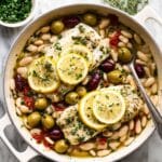 Mediterranean Fish and White Bean Skillet Recipe
