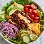 Burger Salad Bowl Recipe