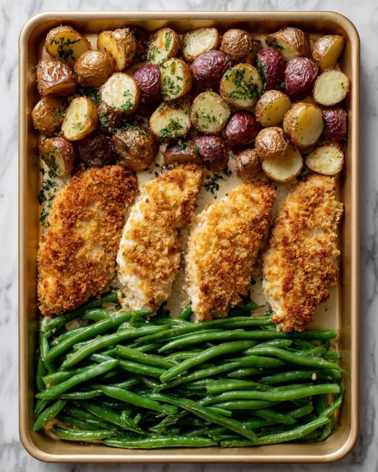 Parmesan Crusted Chicken Sheet Pan Dinner Recipe
