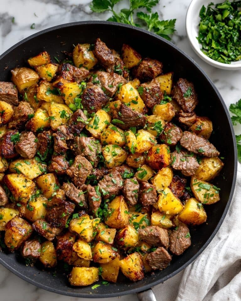 The Best Steak Bites and Potatoes Recipe