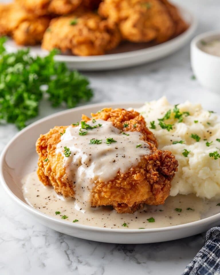 Chicken Fried Chicken with Creamy Gravy Recipe