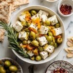 Easy Marinated Spanish Olives with Manchego Recipe