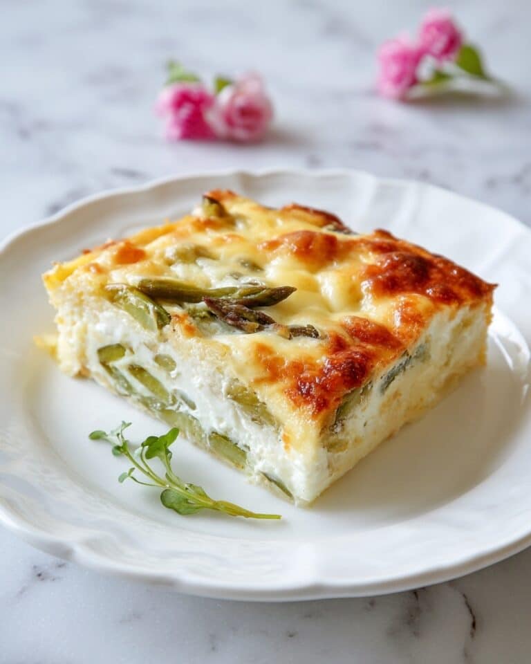 Asparagus Frittata with Ricotta and Gruyère Recipe
