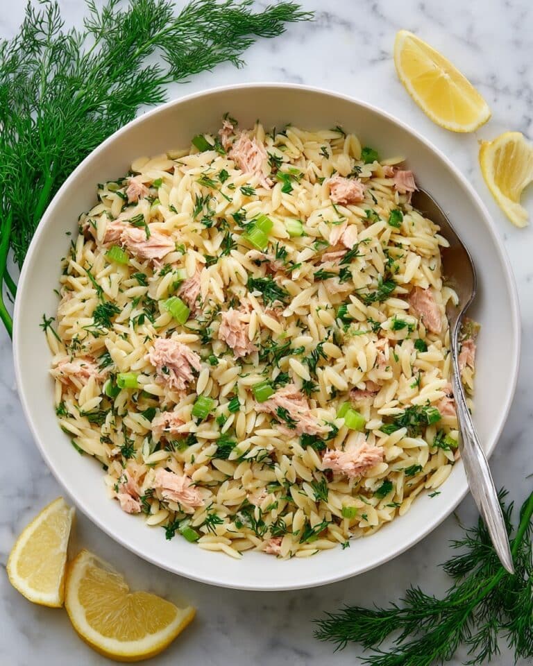 Tuna and Orzo Pasta Salad Recipe