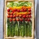 Spring Vegetable Puff Pastry Tart Recipe