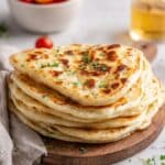 Butter Chicken Filled Flatbread Recipe