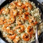 Creamy Garlic Butter Shrimp and Rice Recipe