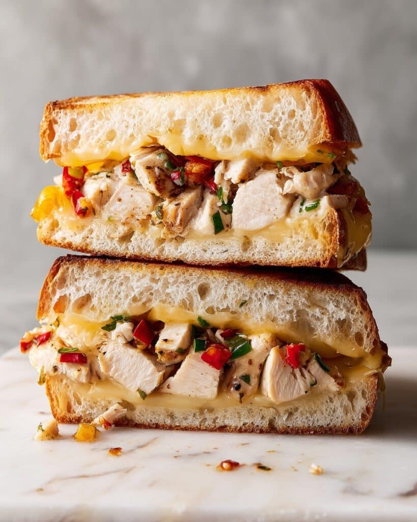 Creamy Chicken Cheesesteak Sandwiches Recipe