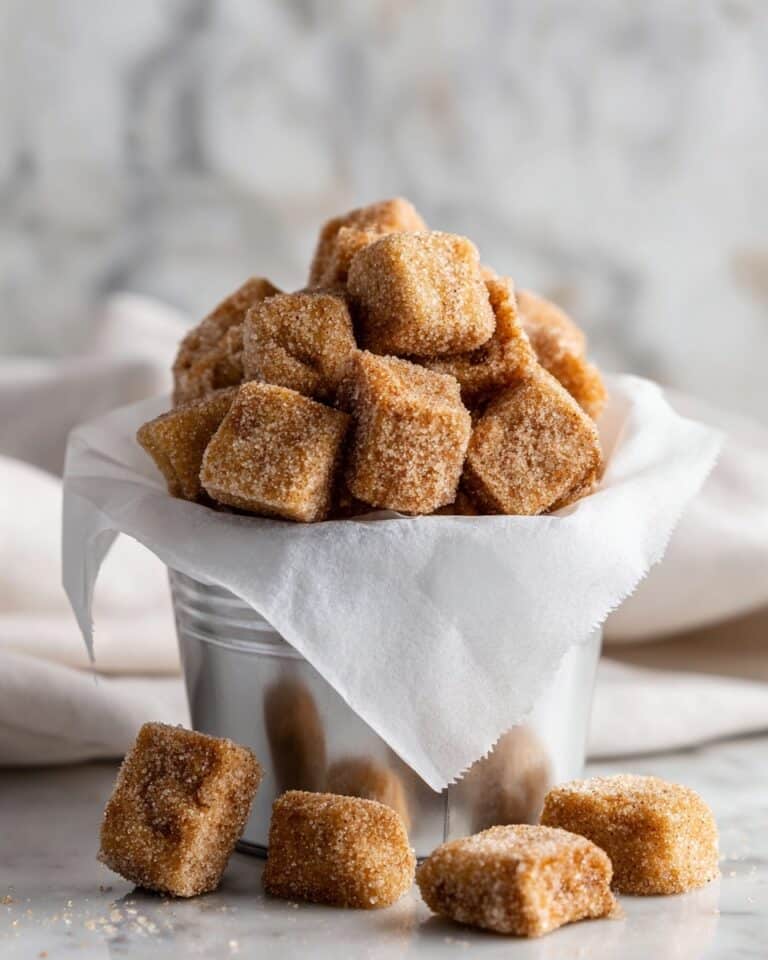 Cinnamon Sugar Churro Bites Made in Air Fryer or Oven Recipe