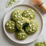 Easy No-Chill Bakery-Style Matcha White Chocolate Cookies Recipe