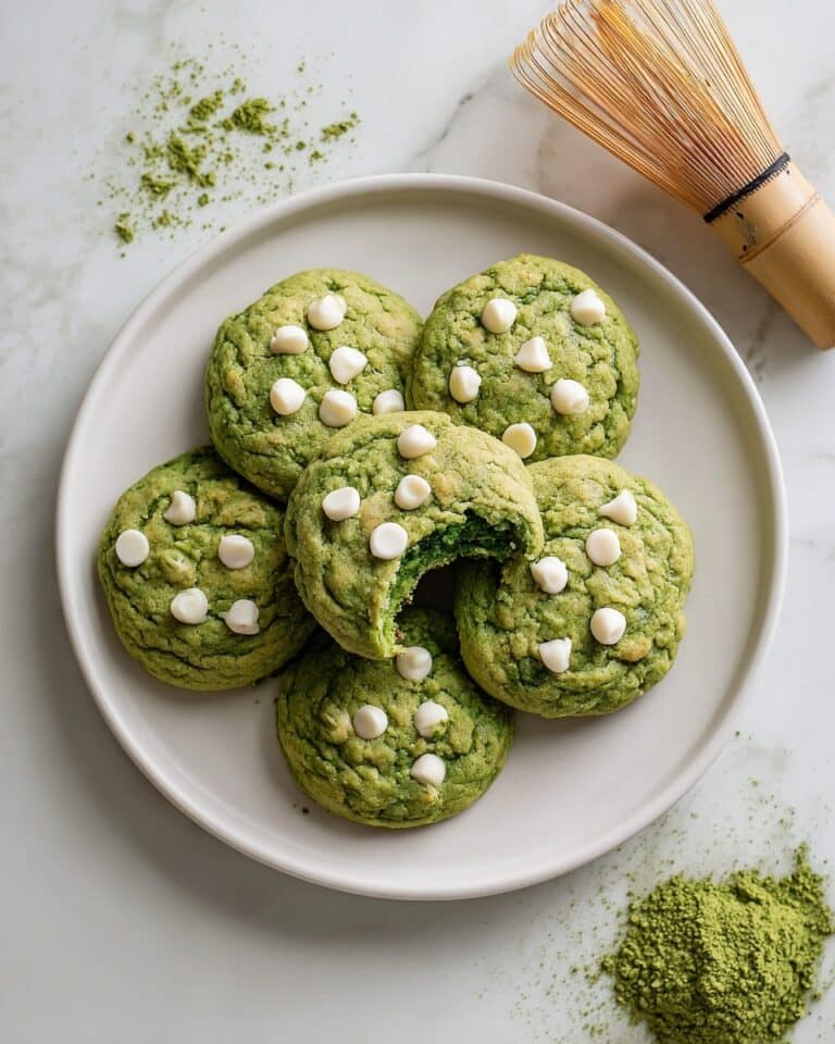 Easy No-Chill Bakery-Style Matcha White Chocolate Cookies Recipe