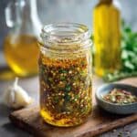 Olive Oil Bread Dip with Garlic, Parsley, and Balsamic Recipe