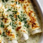 Creamy White Chicken Enchiladas Recipe