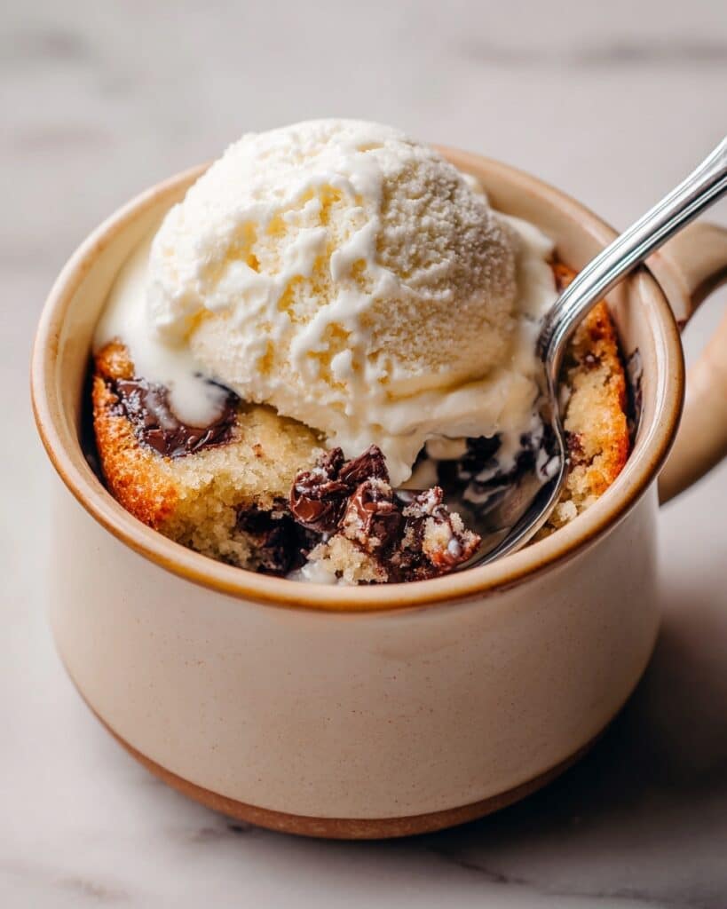 Microwave Cookie in a Mug Recipe