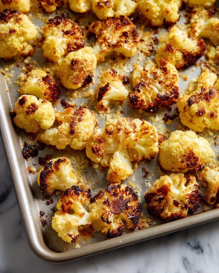 Roasted Cauliflower with Parmesan and Spiced Paprika Recipe