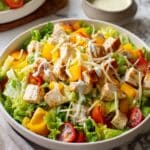 Healthy High Protein Chicken Caesar Salad Recipe