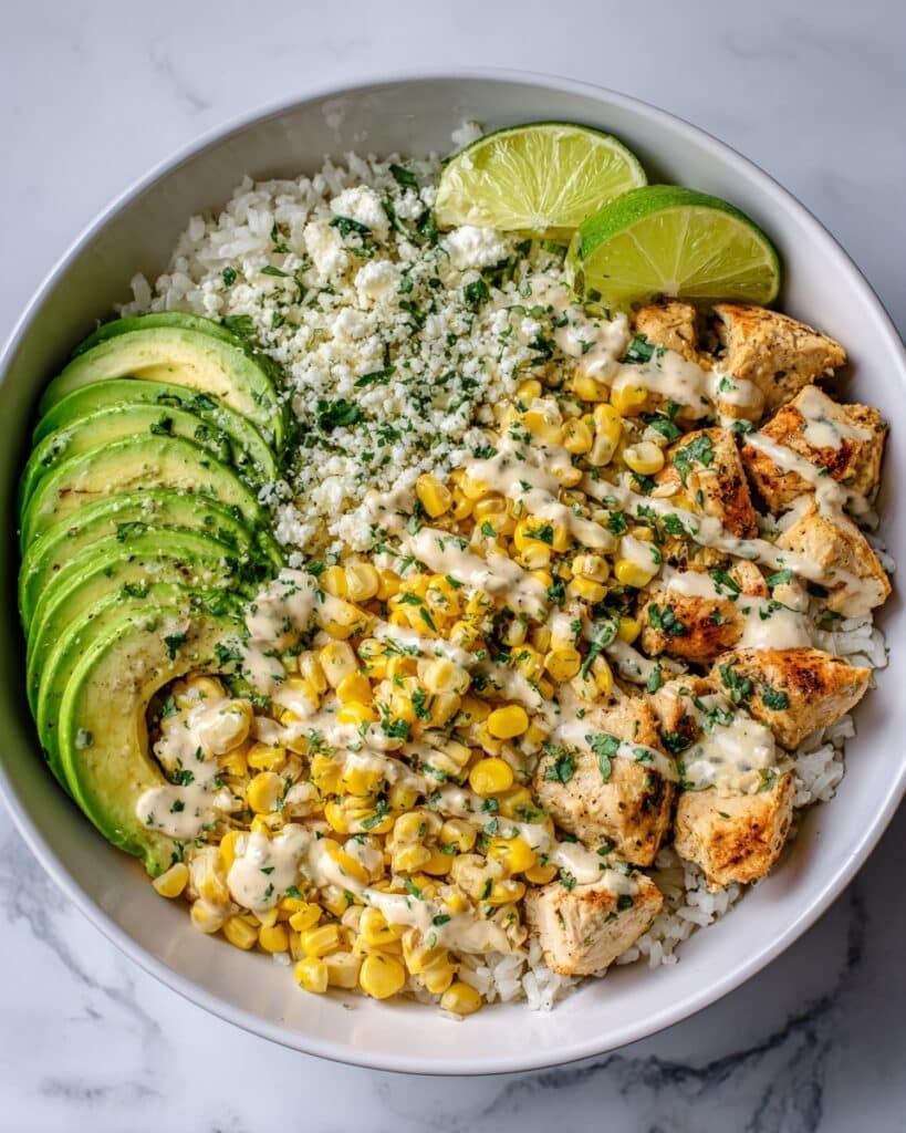 Street Corn Chicken Bowls Recipe
