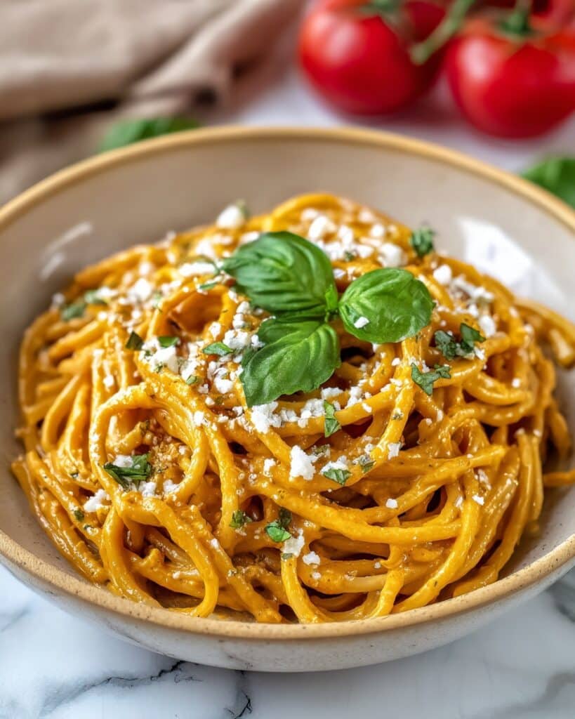 Roasted Tomato and Garlic Ricotta Pasta Recipe