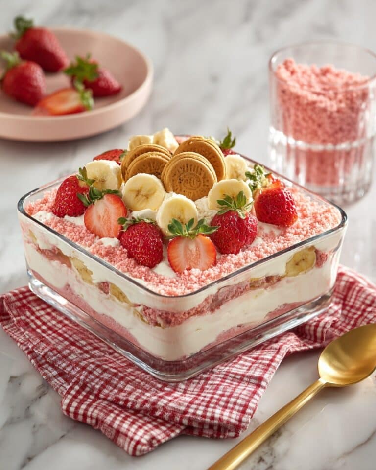 Strawberry Crunch Banana Pudding Recipe