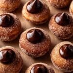 Churro Donut Holes with Cinnamon Sugar Coating and Chocolate SunButter Filling Recipe
