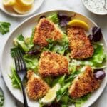 Crispy Chickpea-Topped Fish with Jalapeno Tartar Sauce Recipe