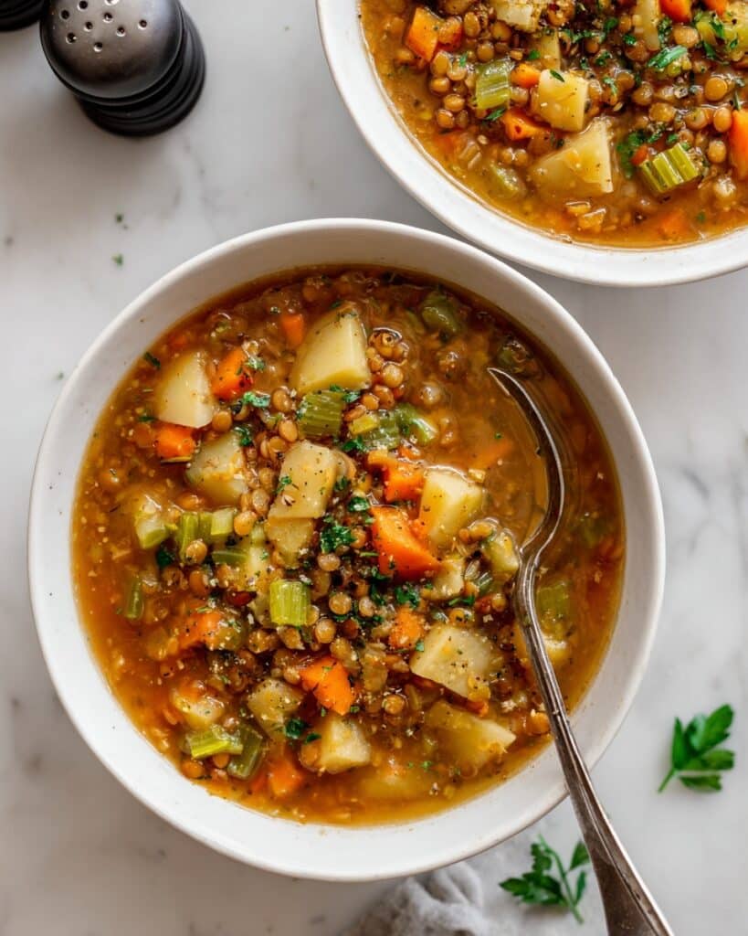 Slow Cooker Lentil Soup Recipe