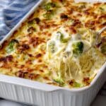 Cheesy Broccoli Chicken Spaghetti Casserole Recipe