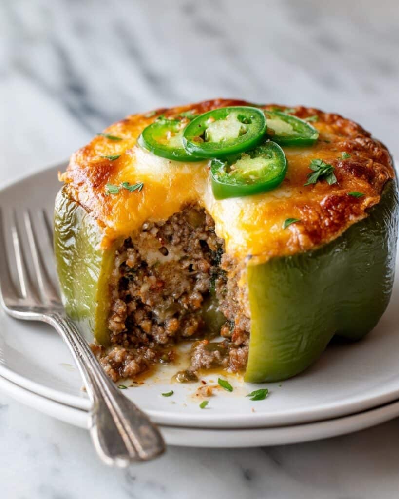 Tex Mex Cornbread Stuffed Peppers Recipe